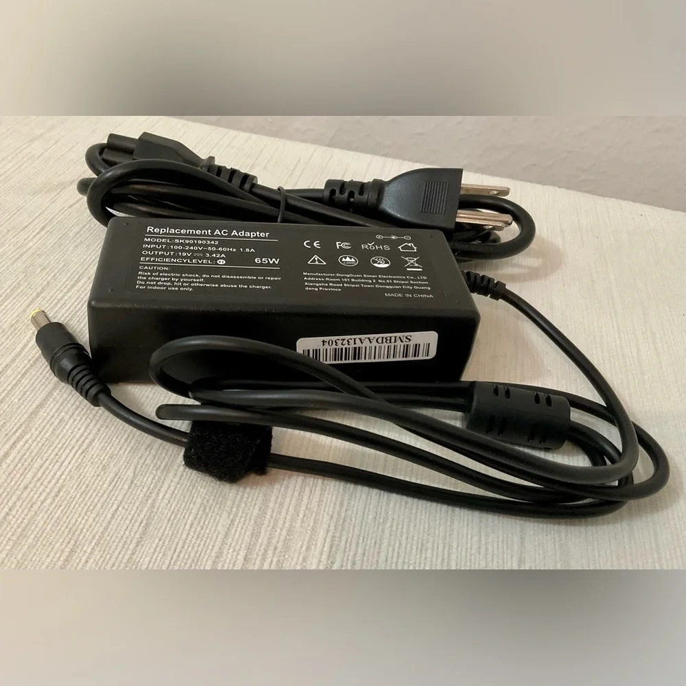 ⚡️HP⚡️New 65W 19V 3.42A AC Adapter charger Power Supply Cord for Acer Chromebook